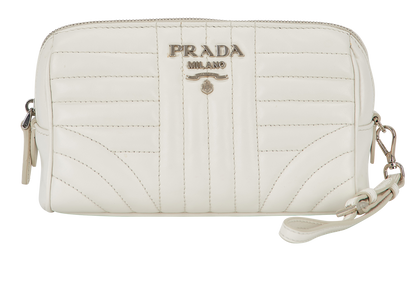 Prada Diagramme Cosmetic Pouch, front view